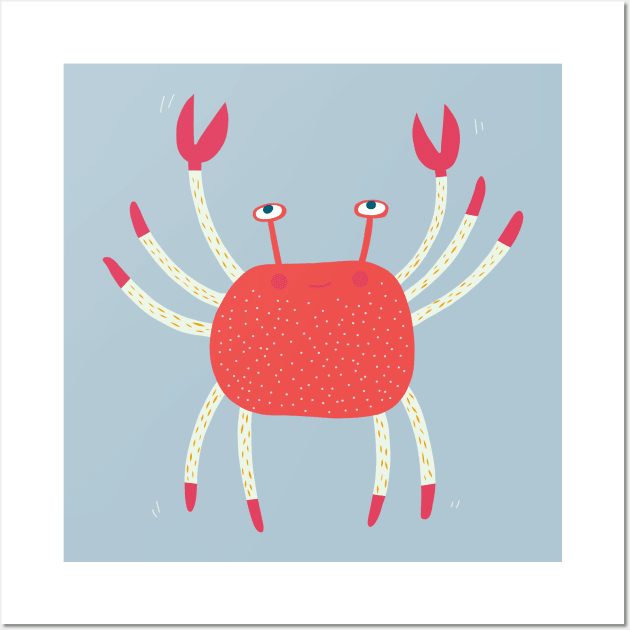 Crab Dance Wall Art by NicSquirrell